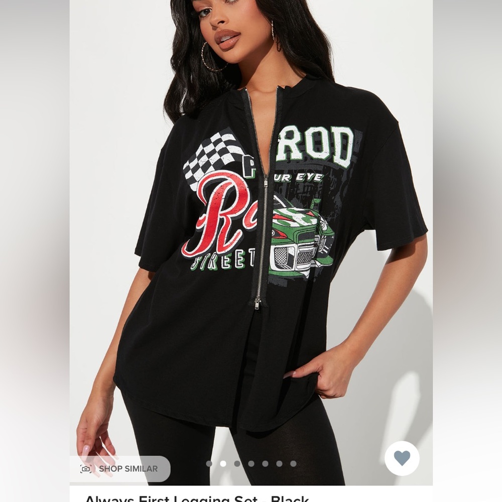 NWT Fashion nova top and legging set